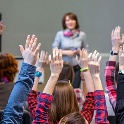 Stock image of classroom